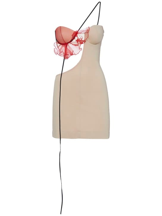 Nensi Dojaka: Miniabito asimmetrico con cut-out
