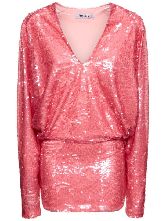 The Attico: Sequined mini dress