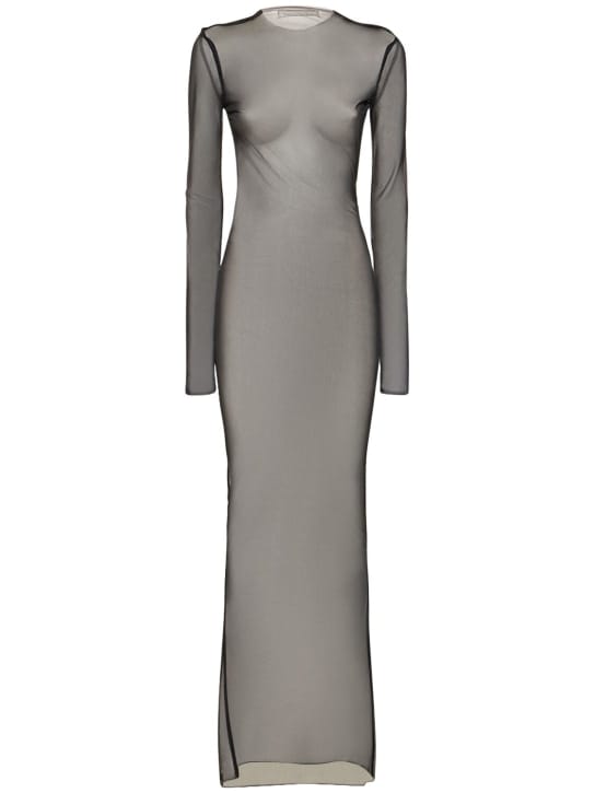 Ludovic de Saint Sernin: Long chiffon maxi dress