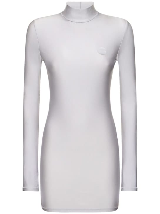Coperni: Mock neck mini dress