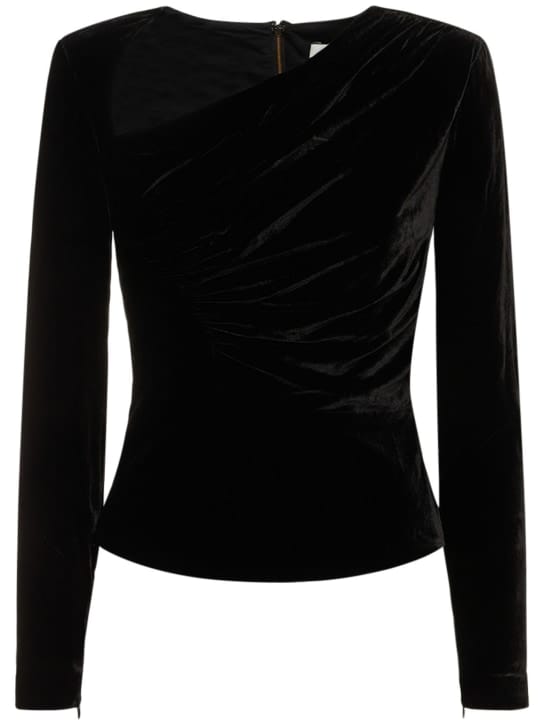 Roland Mouret: 长袖天鹅绒上衣