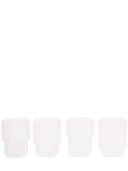 Ferm Living: Ripple玻璃杯4个套装