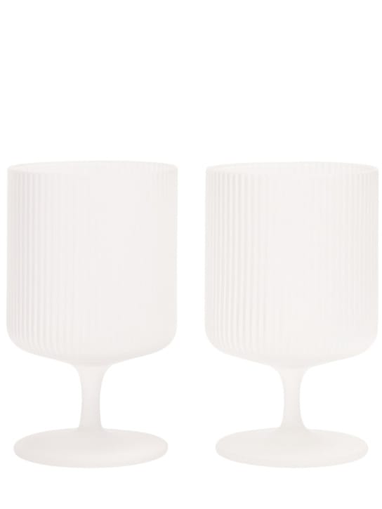 Ferm Living: Ripple葡萄酒杯2个套装