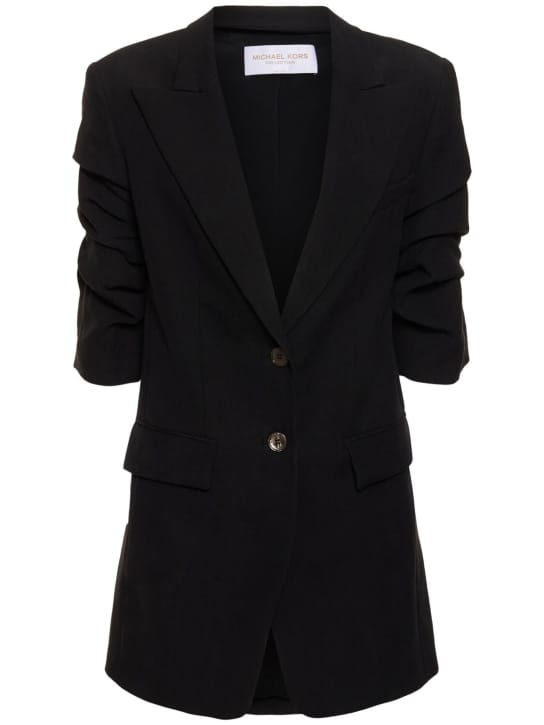 Michael Kors Collection: 亚麻单排扣西服夹克