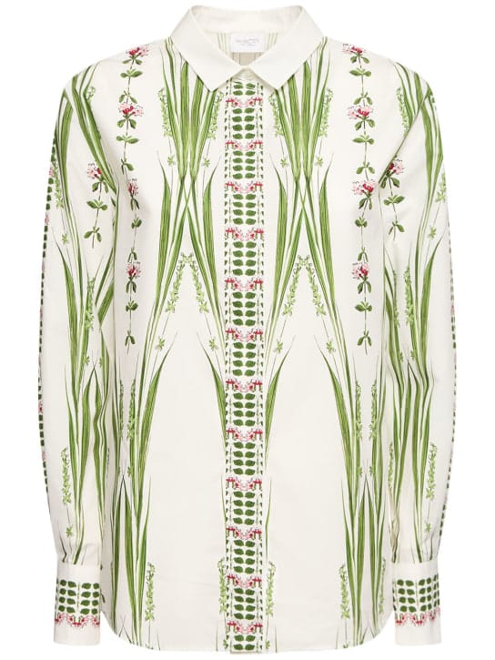 Giambattista Valli: 印花棉质府绸衬衫