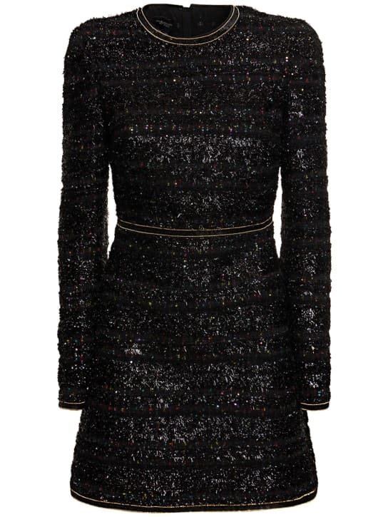 Giambattista Valli: A-line mini dress with sequins