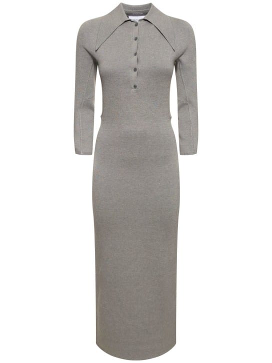 16arlington: Silk and cotton-blend midi dress