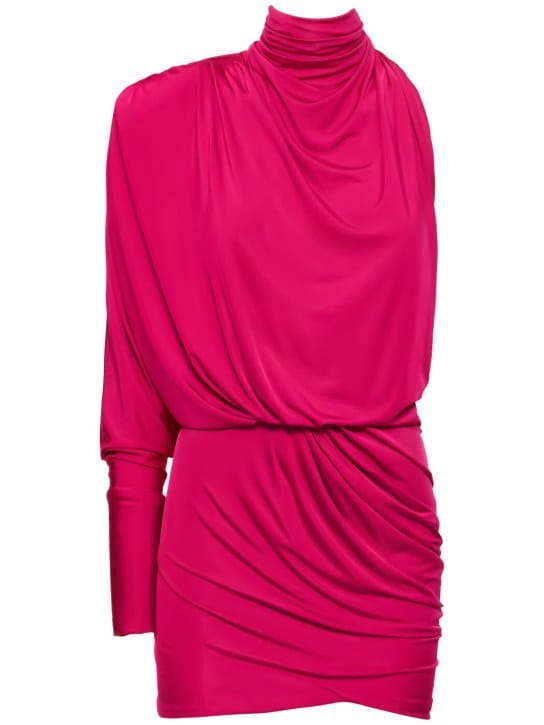 Alexandre Vauthier: Short Dress with High Neckline