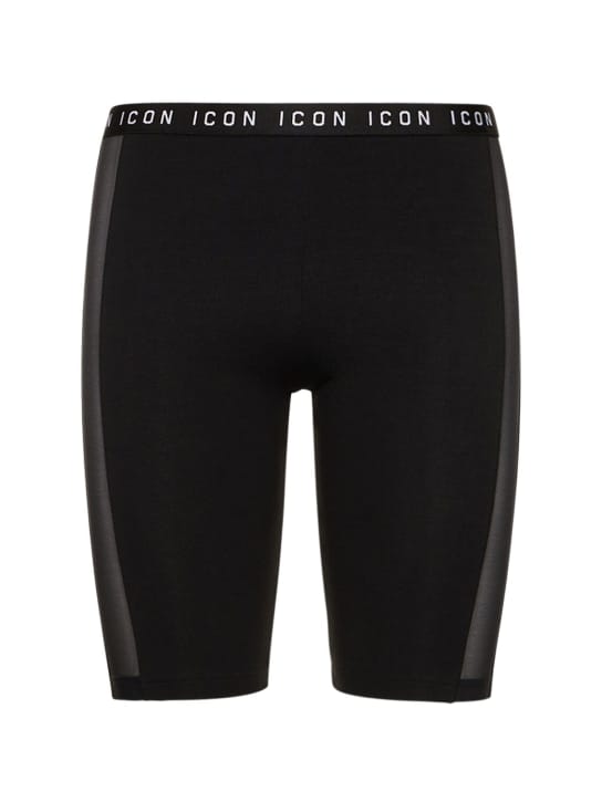 Dsquared2: Icon平纹针织&网眼骑行短裤