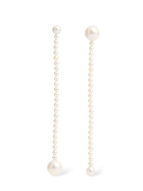 Sophie Bille Brahe: Corinne Grande 14k黄金&珍珠耳环