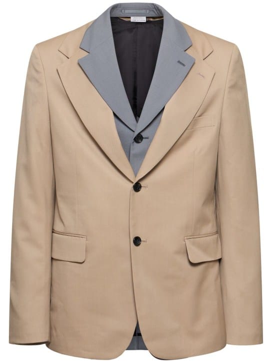 Comme des Garçons Homme Plus: 羊毛双层西服夹克