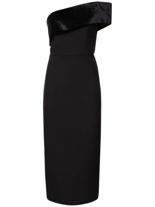 Roland Mouret: Midikleid mit asymmetrischem Ausschnitt