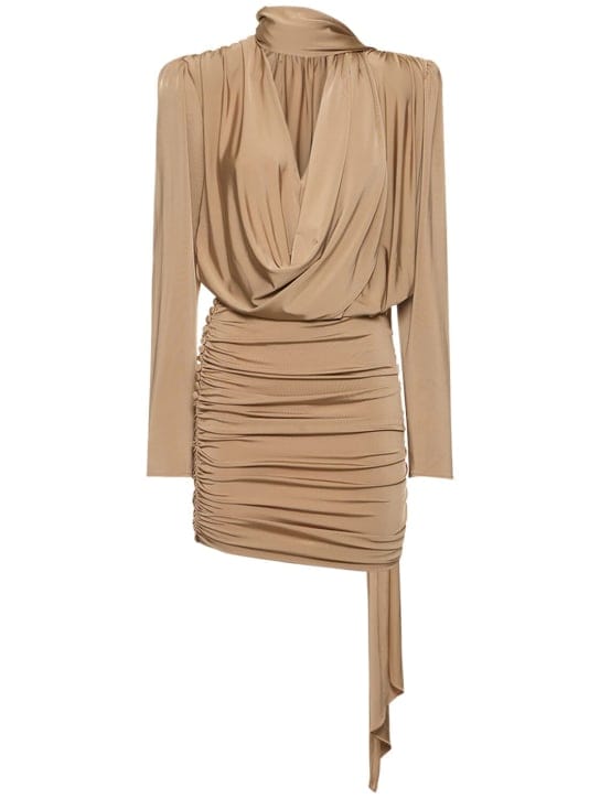 Magda Butrym: Draped jersey mini dress