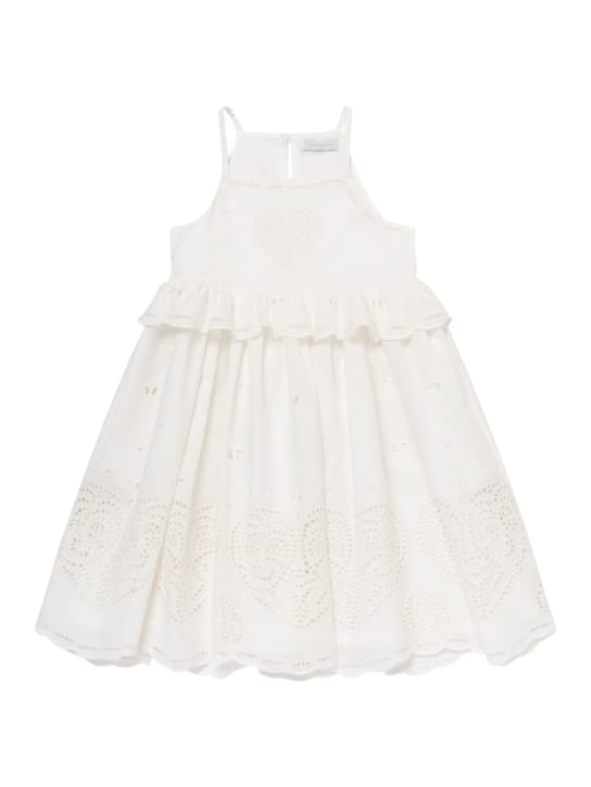 Stella McCartney Kids: Woven cotton voile dress