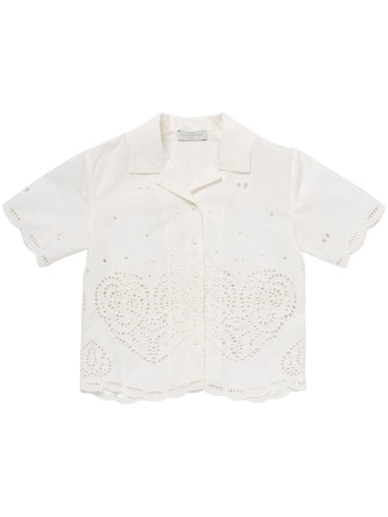 Stella McCartney Kids: Cotton poplin shirt
