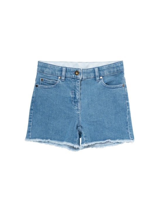 Stella McCartney Kids: Cotton denim shorts