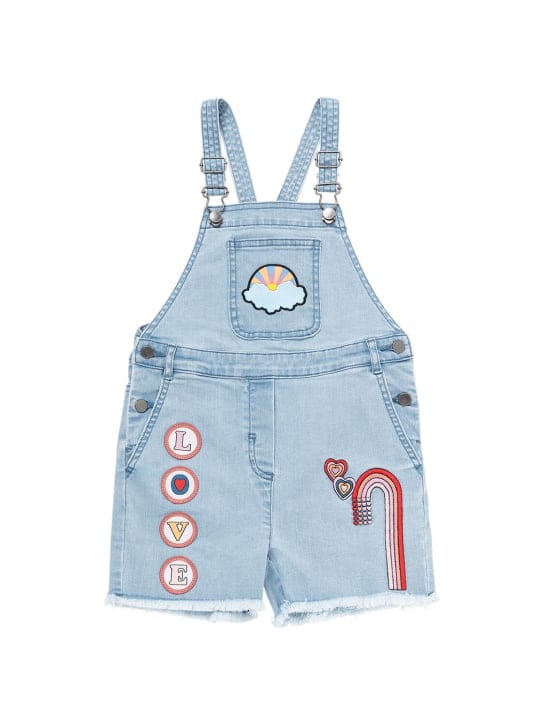 Stella McCartney Kids: Cotton denim overalls