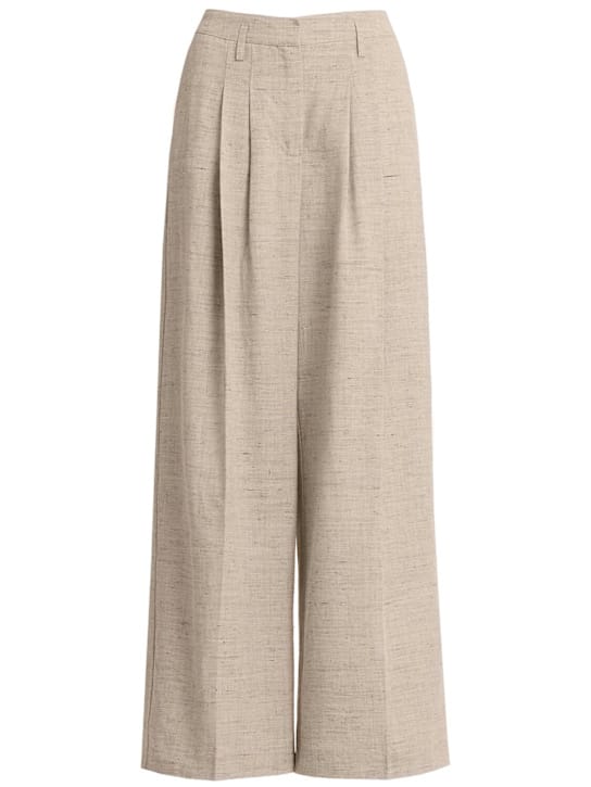 Birgitte Herskind: Lotus linen blend wide pants
