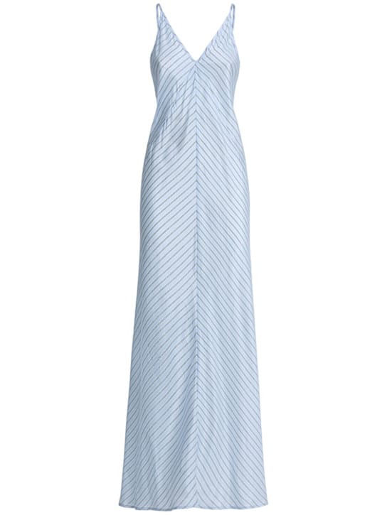 Birgitte Herskind: Striped silk maxi dress