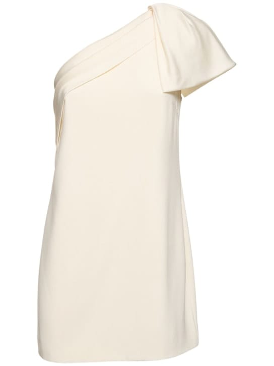 Roland Mouret: Miniabito monospalla in crêpe drappeggiato