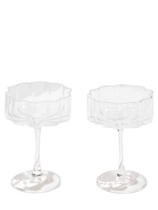 FAZEEK: Clear Wave玻璃杯2个套装