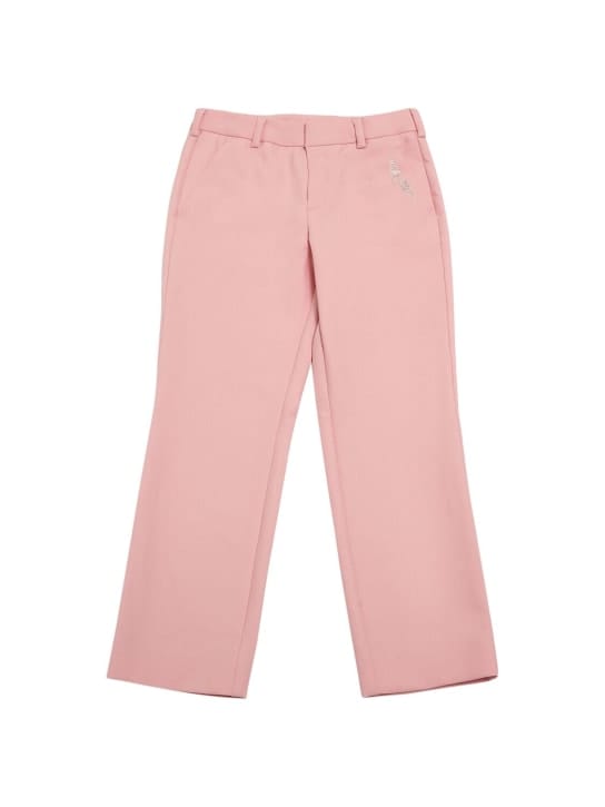 Zadig&Voltaire: Embellished logo twill pants