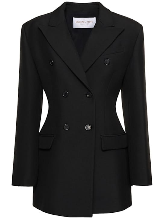 Michael Kors Collection: 双排扣华达呢西服夹克