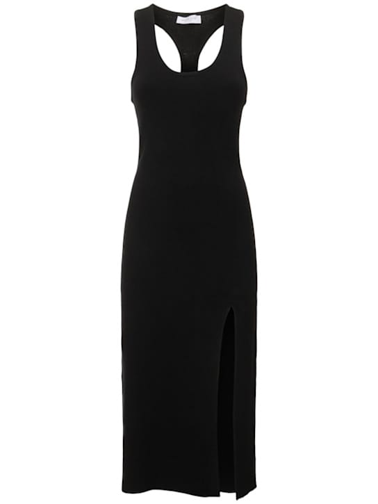 Michael Kors Collection: Abito midi in cashmere con spacco