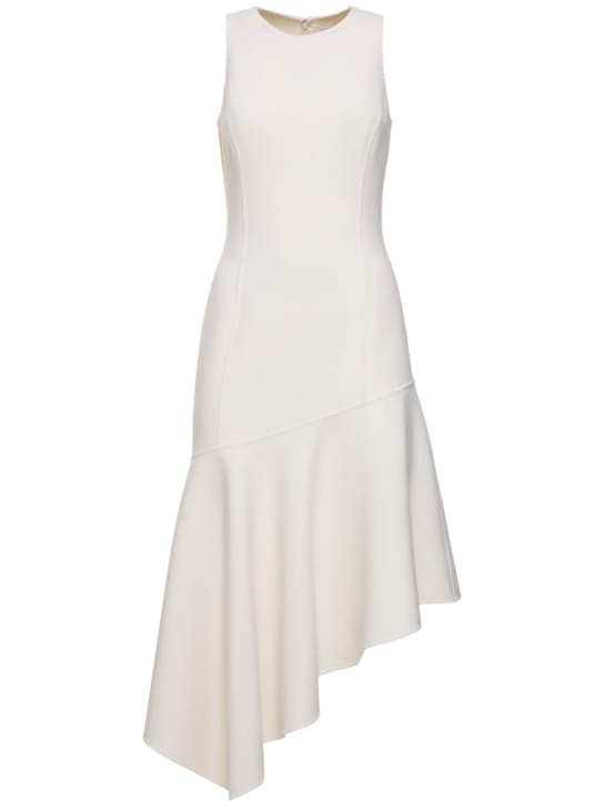 Michael Kors Collection: Abito midi in lana vergine asimmetrico