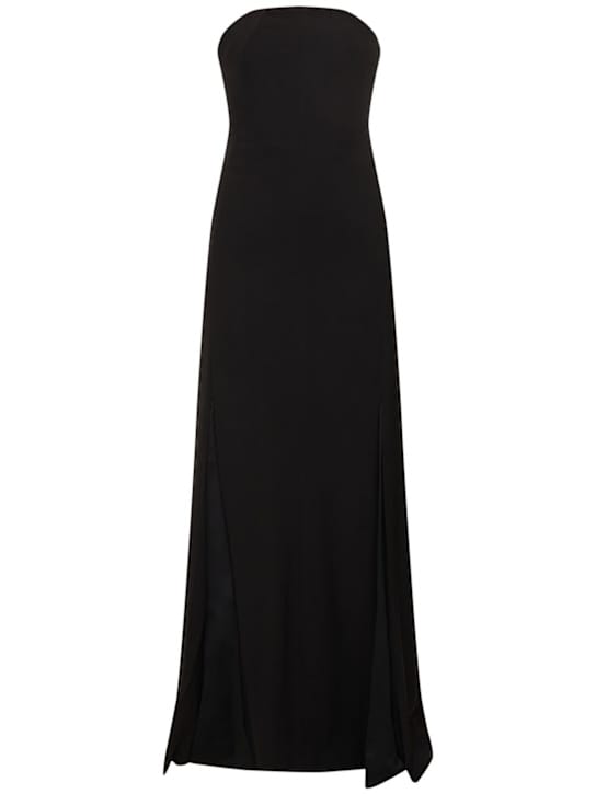 16arlington: Strapless maxi dress with slits