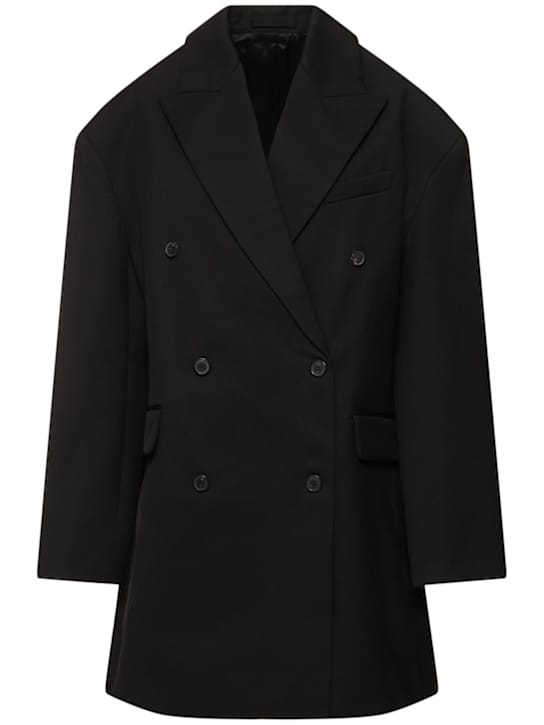 Wardrobe.nyc: 大廓形双排扣羊毛大衣