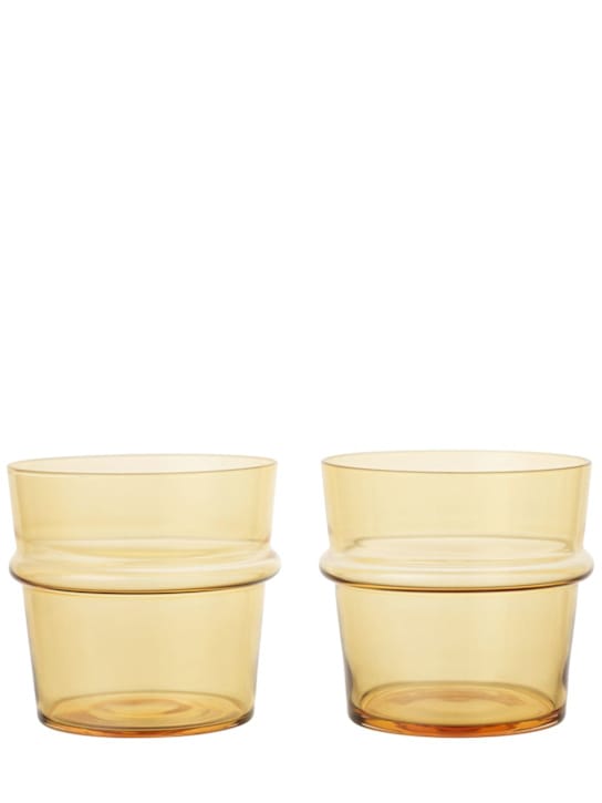 Ferm Living: Boya矮玻璃杯2个套装