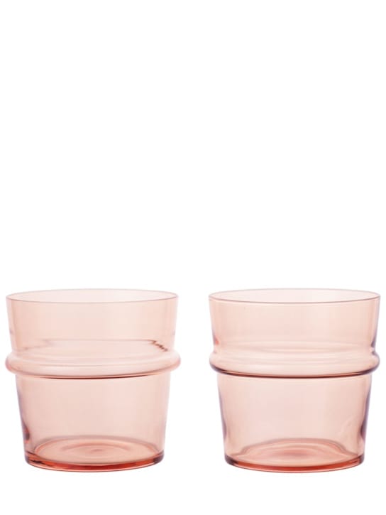 Ferm Living: Boya矮玻璃杯2个套装