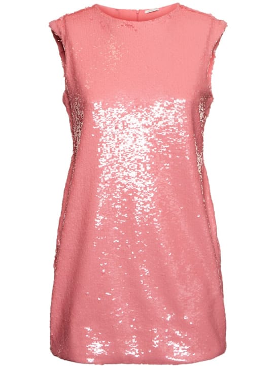JW Anderson: Cotton mini dress with sequins