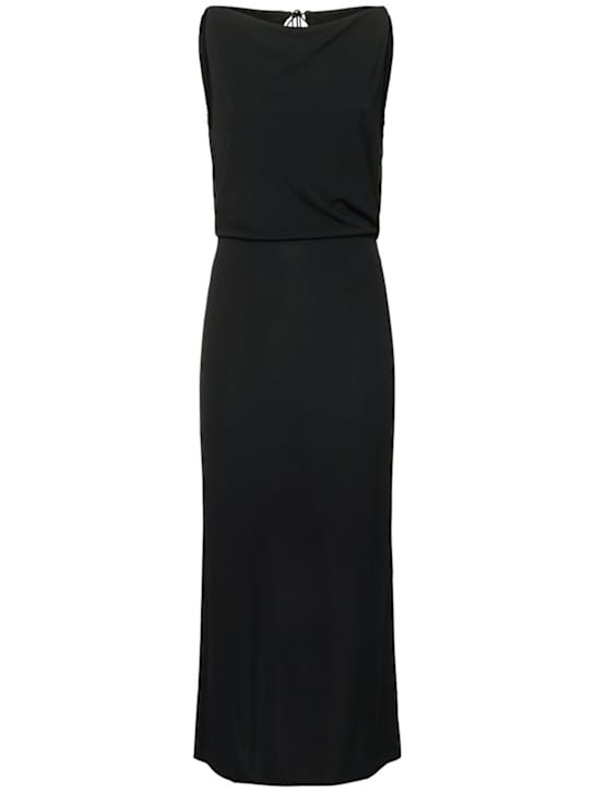 16arlington: Jersey midi dress with open back