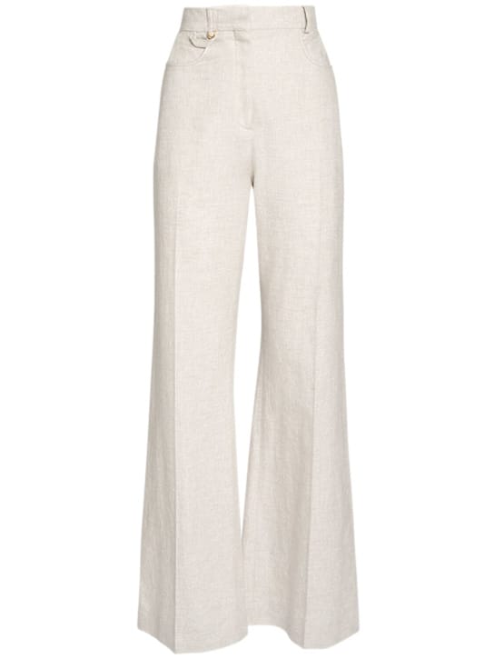 Jacquemus: Le Pantalon Sauge亚麻混纺裤子