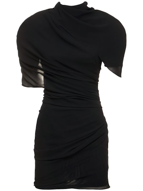 Jacquemus: Asymmetrisch drapiertes Minikleid