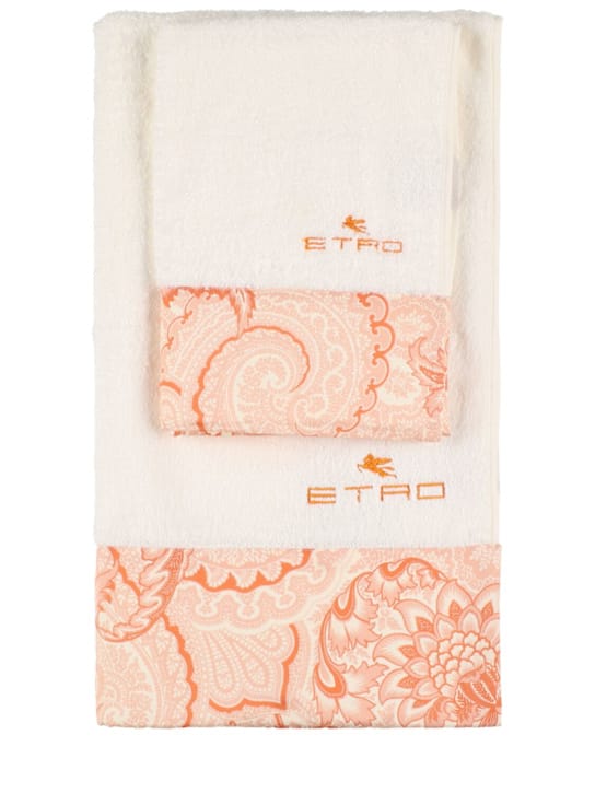 Etro: Bloom毛巾2条套装