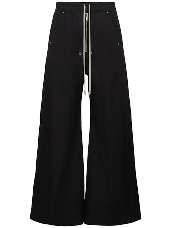 Rick Owens: Wide Belas棉质裤子