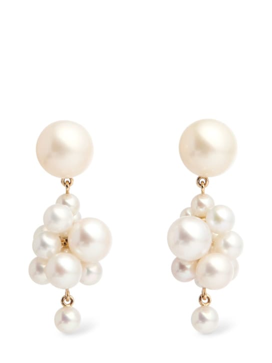 Sophie Bille Brahe: 14kt黄金&珍珠Botticelli耳环
