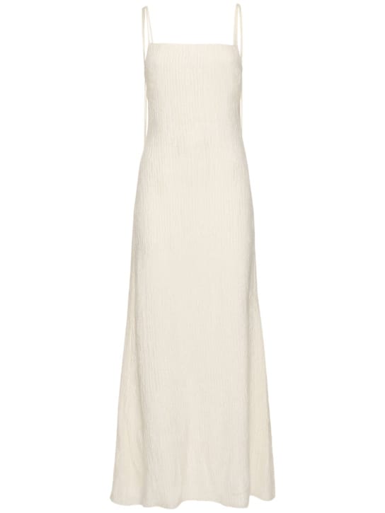 Gabriela Hearst: Abito lungo in seta con spalline