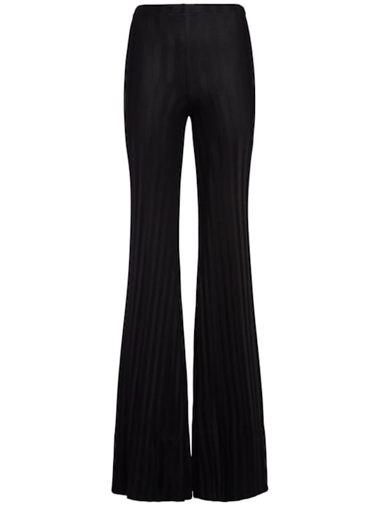 Tom Ford: 条纹人字呢粘胶纤维喇叭裤