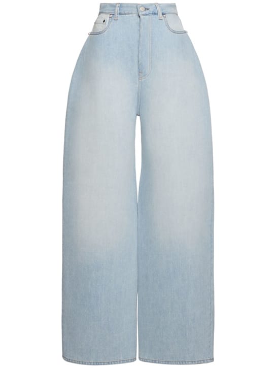 Acne Studios: Picko粘合阔腿牛仔裤