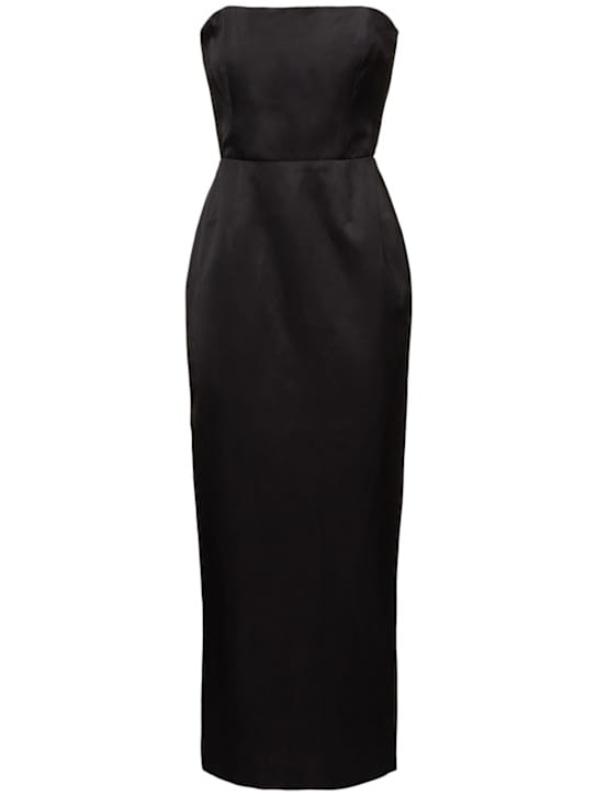 POSSE: Robe longue bustier avec nœud