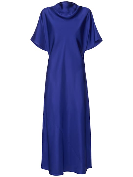 Róhe: Long dress with kimono sleeves