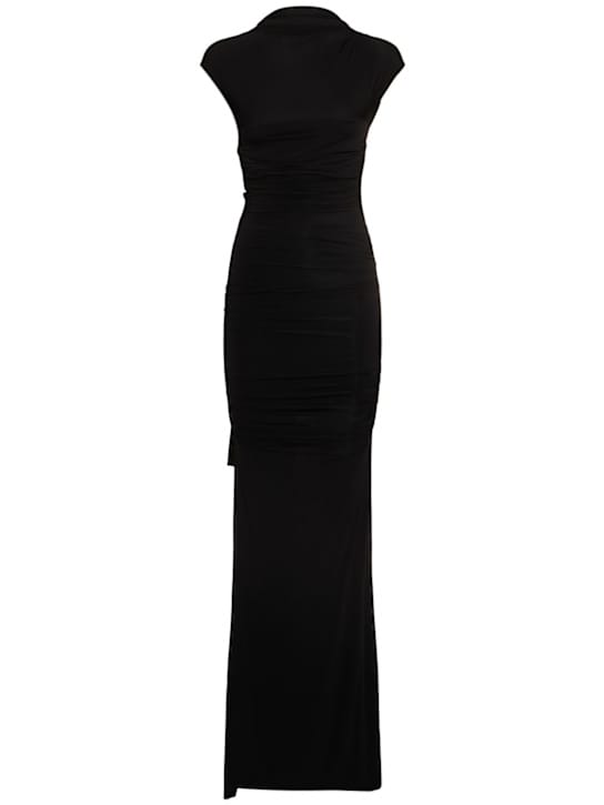 TOVE: Draped jersey maxi dress