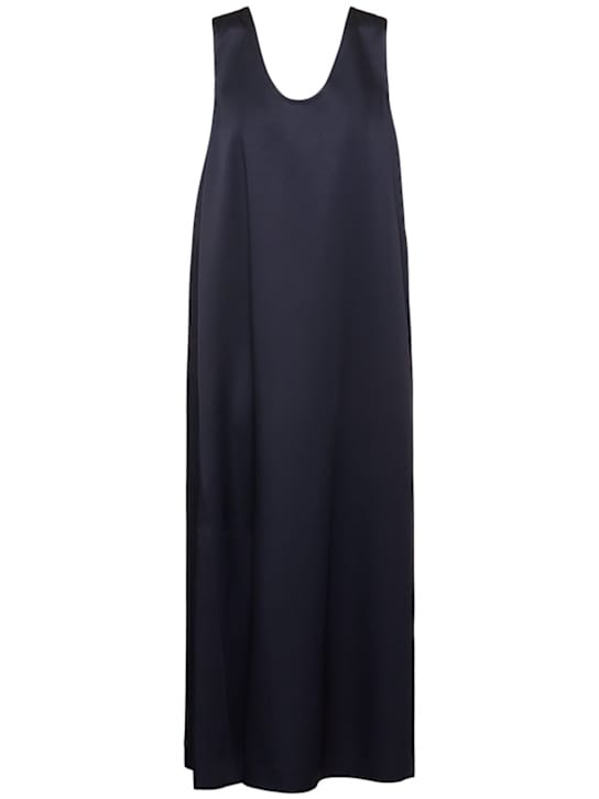Carven: Abito lungo con spilla gioiello