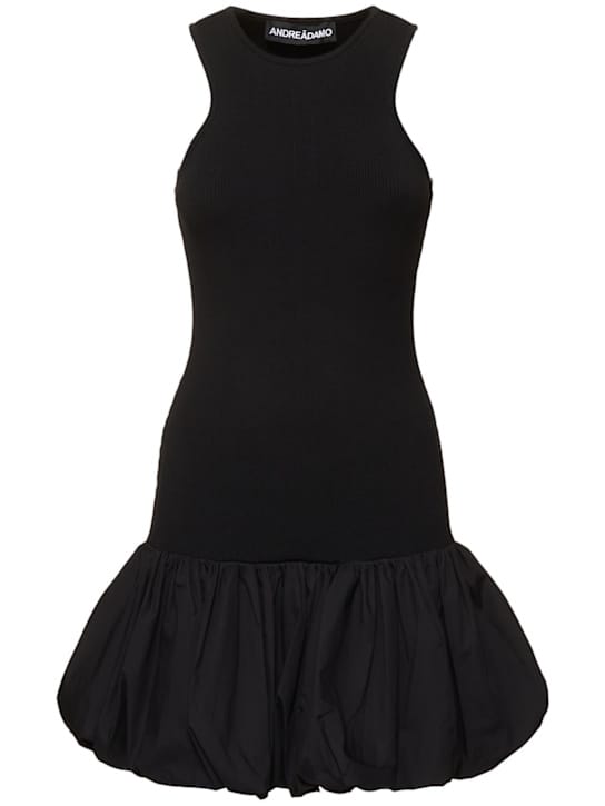 Andreadamo: Mini dress with bubble hem