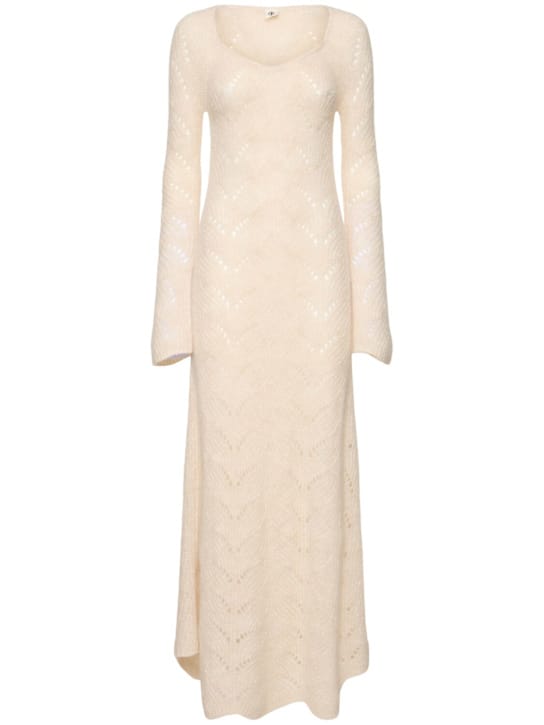 The Garment: Robe longue en maille ajourée