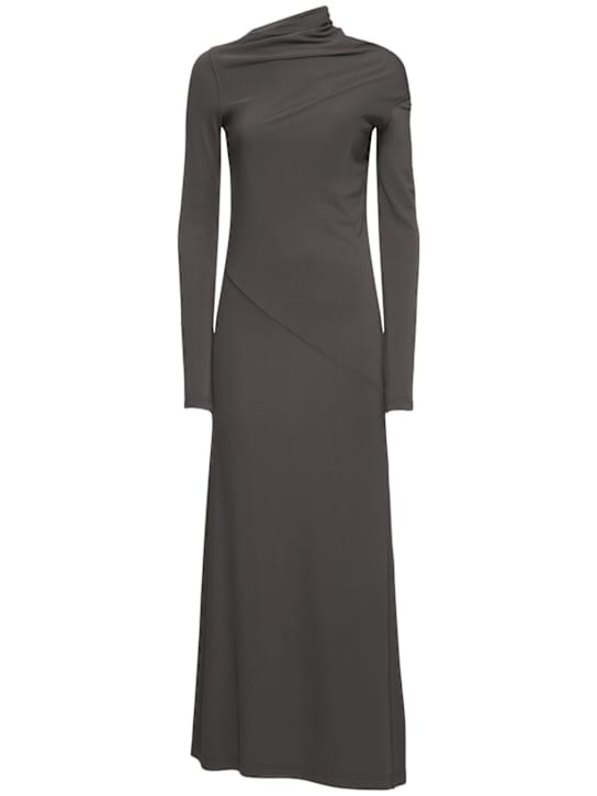 Toteme: Draped jersey maxi dress